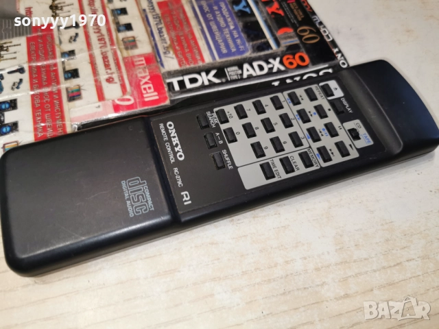 ONKYO R1 RC-279C CD/TAPE REMOTE-SWISS 2512251014, снимка 6 - Декове - 52895781