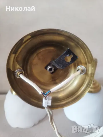 Продавам двоен Месингов аплик за стена, снимка 10 - Лампи за стена - 50251379