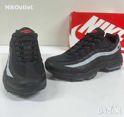 Nike Air Max 95 Ultra Black Picante Red, снимка 3 - Маратонки - 45733567