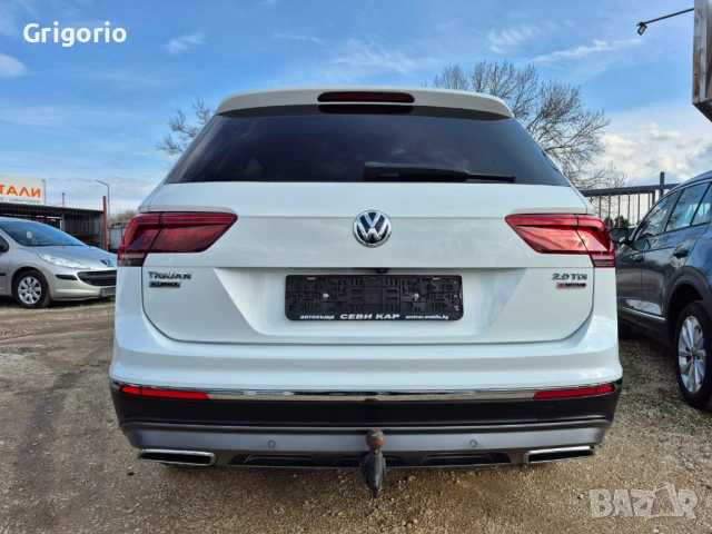VW Tiguan Allspace 2.0 TDI 4x4 ,Virtual ,Distronic , Keyless  DSG 150 к.с 2018  (удължена версия), снимка 9 - Автомобили и джипове - 54127800