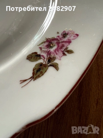 Стара порцеланова чиния - 1 брой