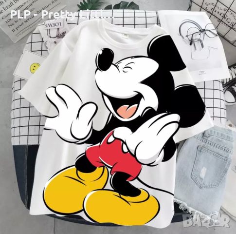 Дамски тениски Disney Mickey Minnie , снимка 4 - Тениски - 45812607