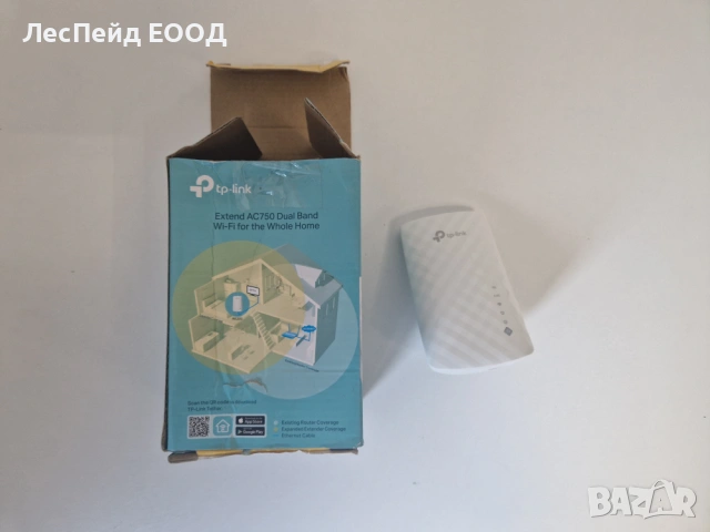 TP-LINK AC750 мрежов повторител Бял