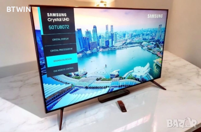Телевизор - Samsung 50 ИНЧА - Smart - 4K - Ultra - HD - LED ! , снимка 2 - Телевизори - 52241206