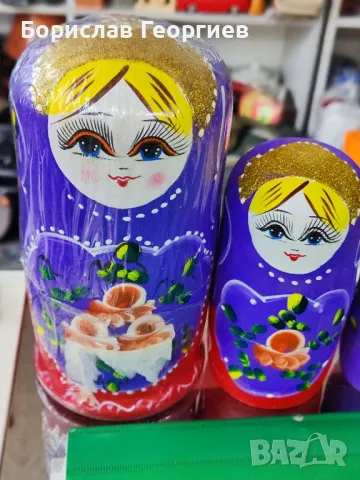 Матрьошка шест части, снимка 2 - Антикварни и старинни предмети - 49741048