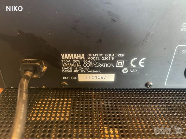 Стъпало Yamaha + Графичен еквалайзер, снимка 9 - Ресийвъри, усилватели, смесителни пултове - 45770079