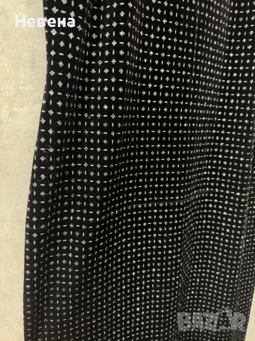 Официална черна блестяща рокля, кадифе, размер L-XL, снимка 2 - Рокли - 51480282