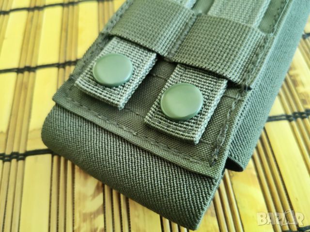 MilTec Molle / модулен джоб за радиостанция пълнител телефон колан чанта раница / състояние: ново, снимка 12 - Калъфи, кейсове - 45451354
