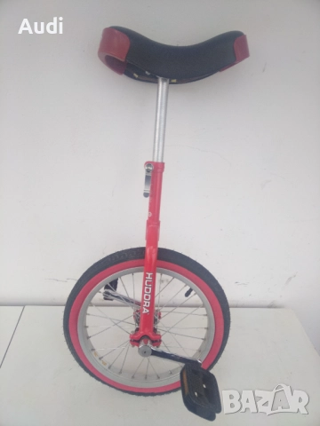 Велосипед на една гума HUDORA за акробатика, моноцикъл, баланс, снимка 3 - Велосипеди - 52792190