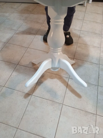 Маса трапезна разтегателна от масив, снимка 5 - Маси - 53237272