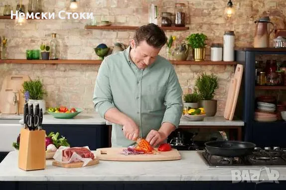 Chef's Knife TEFAL Jamie Oliver 20см, снимка 3 - Прибори за хранене, готвене и сервиране - 46936902