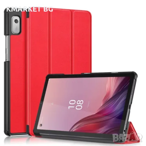 Lenovo Tab M9 TB-310FU Кожен Калъф и Протектор, снимка 7 - Калъфи, кейсове - 47009990