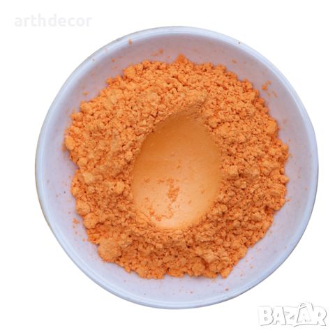 Оранжеви прахообразни пигменти , снимка 4 - Изработка на бижута и гривни - 45995303