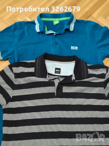 Hugo Boss 2 броя оригинални тениски размер М общо 35лв 