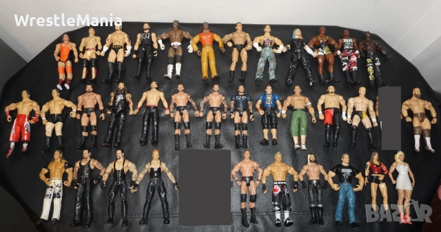 35 Кеч Фигури Lita/Lana/Test/D-Von Dudley/Samoa Joe/The Undertaker/Shane Douglas/The Miz/Seth Rollin