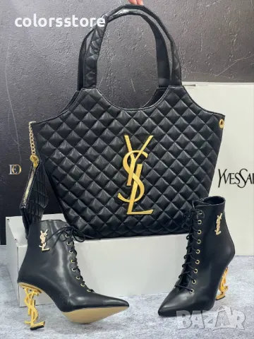 Луксозен комплект  YSL-GG109n, снимка 2 - Дамски боти - 47114362