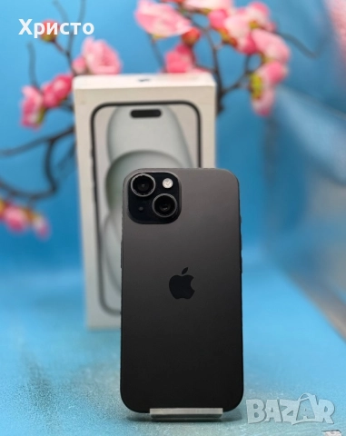ГАРАНЦИОНЕН!!! Apple iPhone 15, 128GB, 5G, Black, снимка 6 - Apple iPhone - 52901755