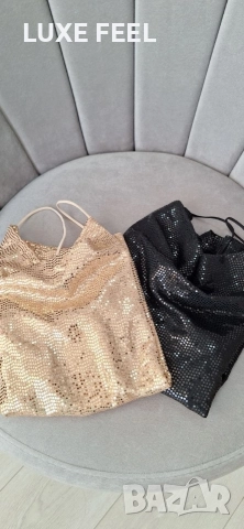 Дамски Потник с Пайети ⚜️, снимка 3 - Потници - 52643418