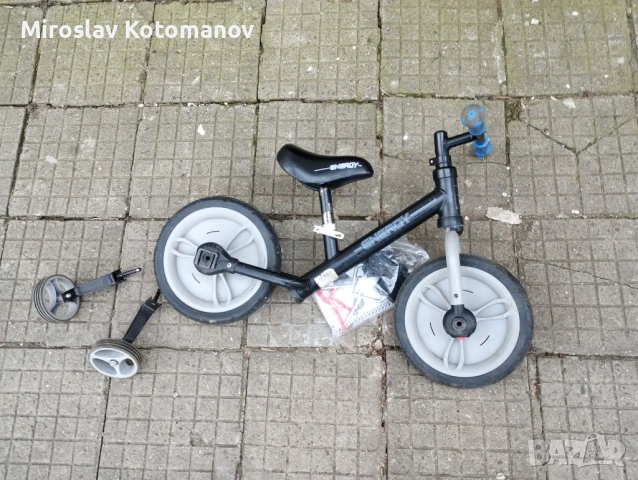 Баланс колело с педали и помощни колелца, снимка 3 - Детски велосипеди, триколки и коли - 53789069