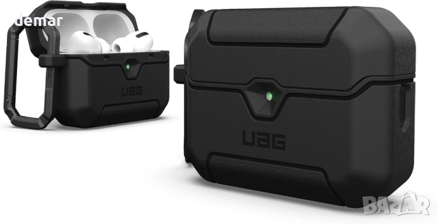 URBAN ARMOR GEAR, за AirPods Pro 3-то поколение, здрав защитен калъф