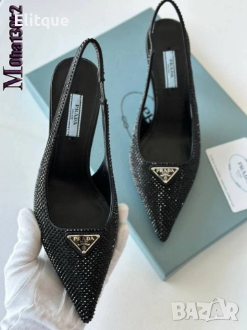 обувки на ток prada, снимка 7 - Дамски обувки на ток - 52612274