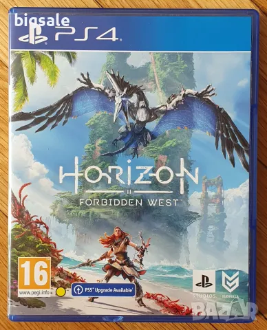 Два диска с Horizon Forbidden West PS4 Playstation 4 Плейстейшън 5 PS5, снимка 1 - Игри за PlayStation - 47491611