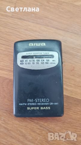 FM/AM джобно радио Aiwa CR-A41, снимка 1 - Радиокасетофони, транзистори - 46066633