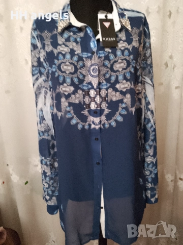 Guess маркова риза с камъни