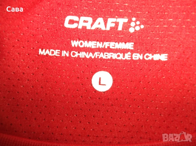 Тениски CRAFT   дамски,Л и ХЛ   /синя,сива,червена/, снимка 9 - Спортни екипи - 33715699