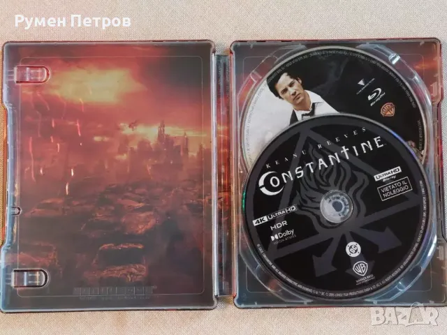 LUXURY SPECIAL EDITION - нов 4K + Blu Ray Steelbook - КОНСТАНТИН - CONSTANTINE - без БГ субтитри, снимка 6 - Blu-Ray филми - 49463098