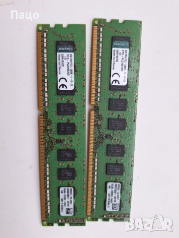 KINGSTON 16GB   2X8   2Rx8 PC3-12800E, снимка 6 - RAM памет - 52755297