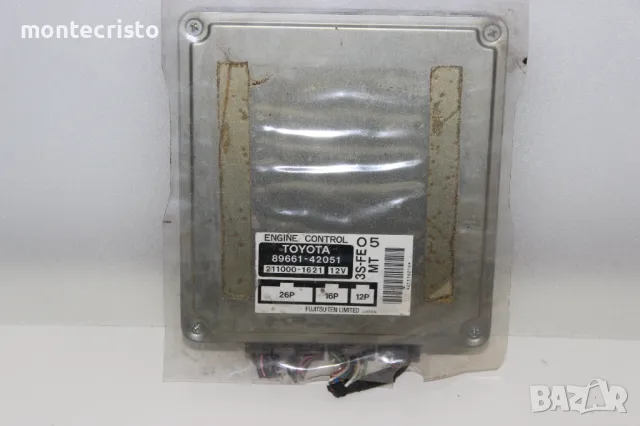 Моторен компютър ECU Toyota Rav-4 (1995-2000г.) 89661-42051 / 8966142051 / 211000-1621 / 2110001621, снимка 1 - Части - 47179778