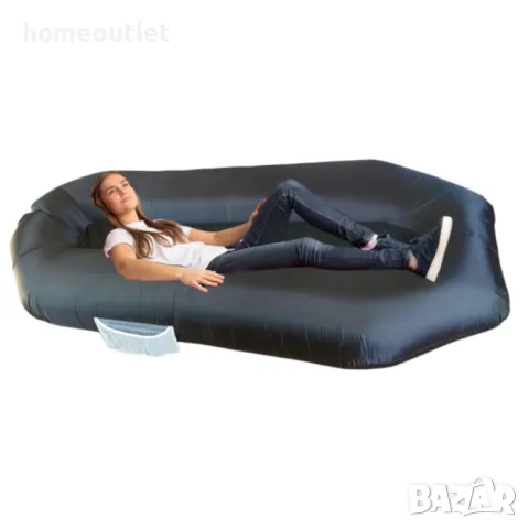 Надуваем дюшек EXPROTREK AMPHIBIOUS INFLATABLE LOUNGER, BLACK, X0017E4WJB, снимка 6 - Надуваеми легла - 46907857