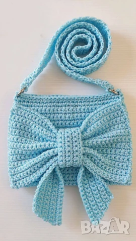 Плетена малка чантичка Цвят по избор   , снимка 13 - Чанти - 51172506