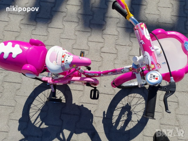 MONI Велосипед 16" 1682 розов, снимка 8 - Велосипеди - 53759530