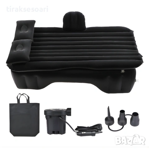 Надуваемо легло с помпа за кола, 135x85x45см, снимка 4 - Аксесоари и консумативи - 52571012