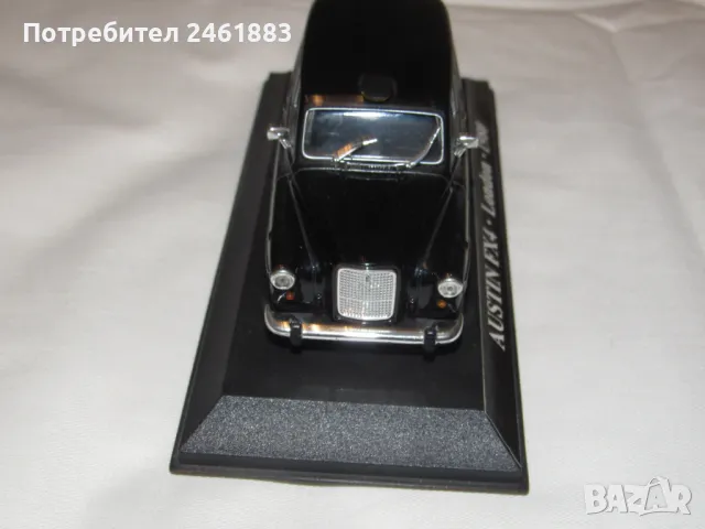 1/43 Austin FX4 Лондонско Такси London Taxi черно и жълто, снимка 10 - Колекции - 47479415