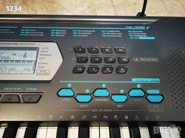 синтезатор клавир CASIO CTK-2100 пиано с 5 октави плътни клавиши и USB, снимка 5 - Синтезатори - 52254070