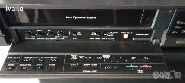 Panasonic NV-H75 VHS HI-FI Stereo , снимка 2 - Плейъри, домашно кино, прожектори - 54207180