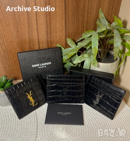 Saint Laurent YSL Cardholder/Картхолдер - НАЛИЧНИ!
