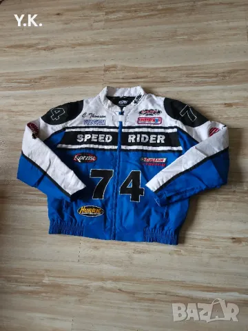 Оригинално мъжко яке Fast Lane Speed Rider Procycle Racing Jacket, снимка 2 - Якета - 48440093