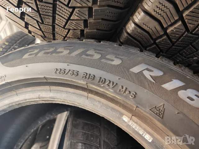 4бр. зимни гуми 225/55/18 Pirelli, снимка 5 - Гуми и джанти - 49515596