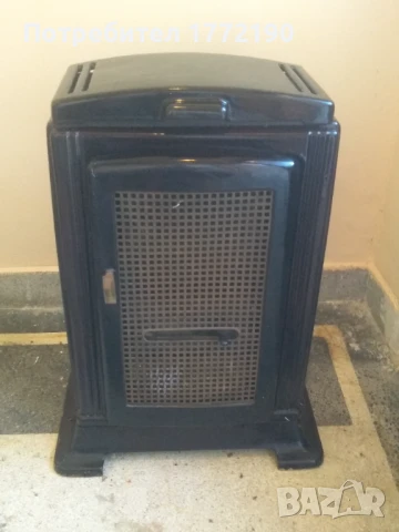 Красива, Старинна немска чугунена печка BUDERUS /дърва, пелети, въглища/