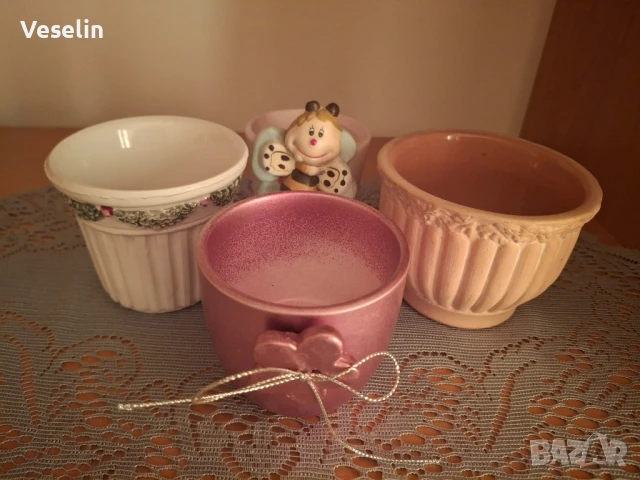 Малки кашпи за кактус , снимка 1