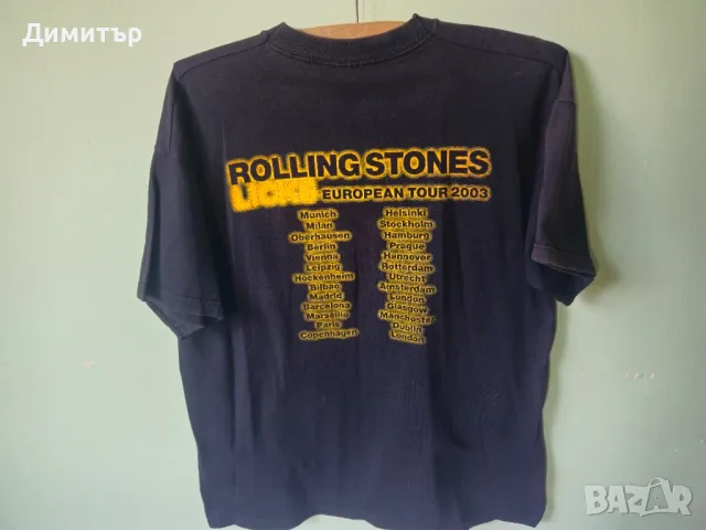 Тениска на Rolling Stones Lickis 2003 band tee European tour rock music t-shirt , снимка 6 - Тениски - 47223571