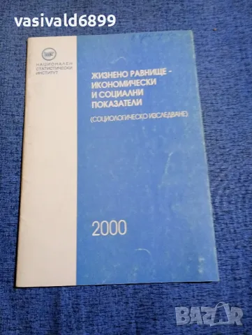 "Жизнено равнище - икономически и социални показатели", снимка 1 - Специализирана литература - 49247987