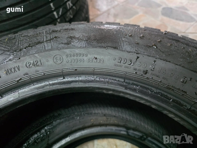 2бр зимни гуми 205/60/16 CONTINENTAL L05182, снимка 4 - Гуми и джанти - 53868751