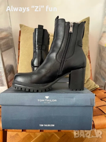 Зимни дамски боти Tom Tailor, снимка 4 - Дамски боти - 52375124