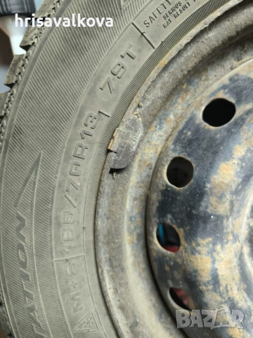 Зимни гуми с джанти, снимка 2 - Гуми и джанти - 52481455