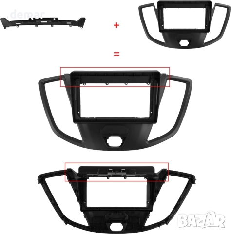 Rimoody 2G 64G Android стерео радио за Ford Transit 2015-2019, 9 инча, снимка 3 - Аксесоари и консумативи - 52964412
